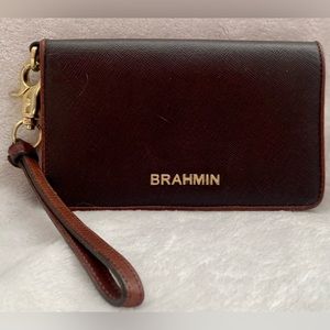 Brahmin leather wristlet.